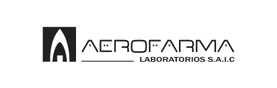 logotipo marca de aerofarma laboratorios industria argentina
