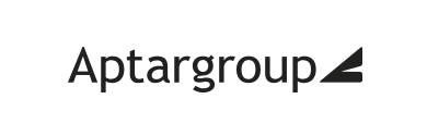 logotipo marca de aptar group industria internacional